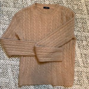 Jcrew cashmere cable knit